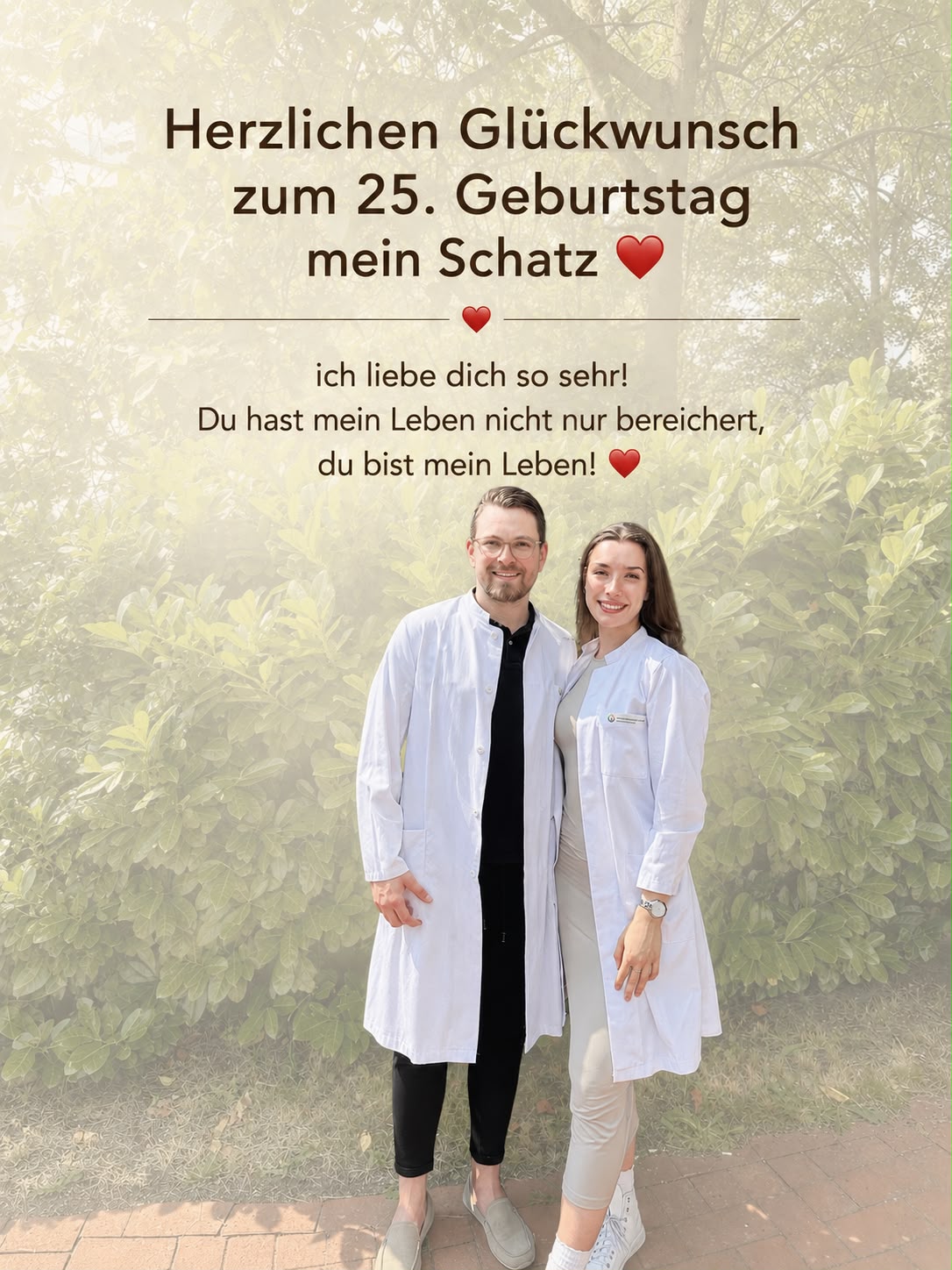 Herzlichen Glückwunsch zum 25. Geburtstag